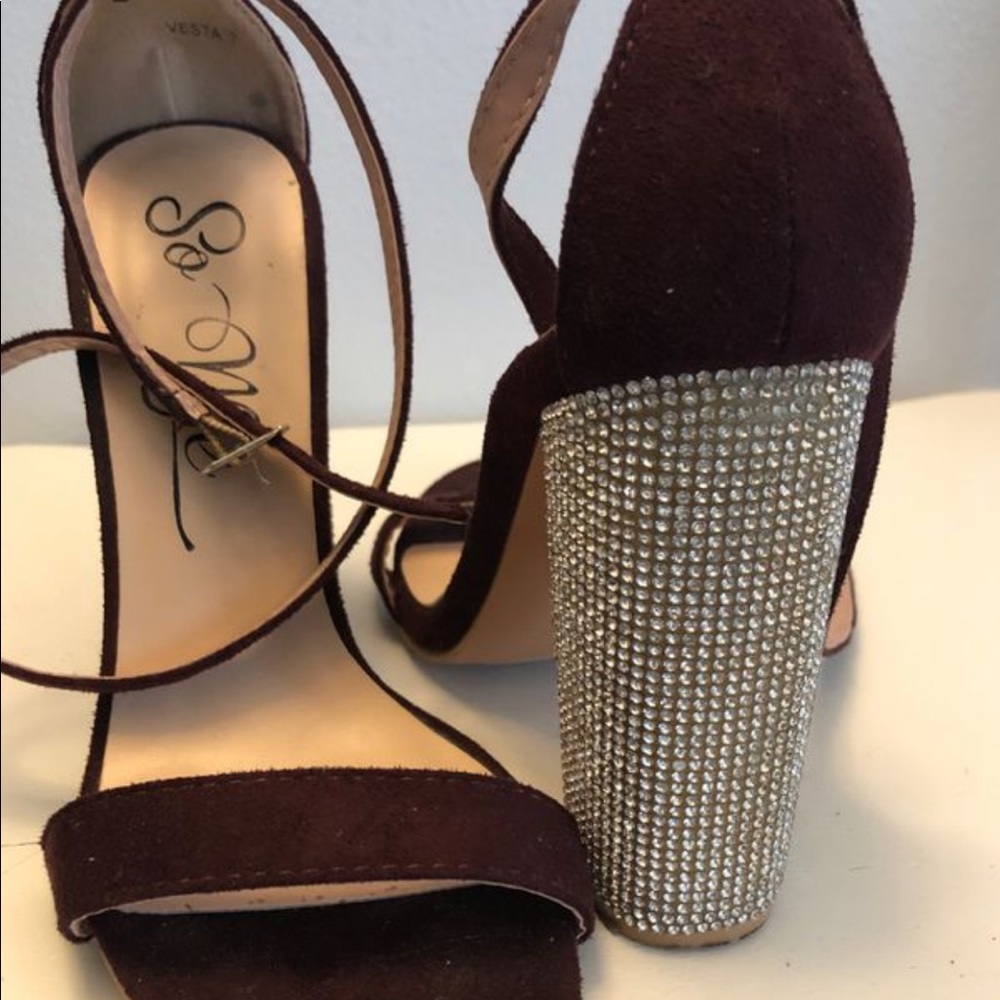 Burgundy heels